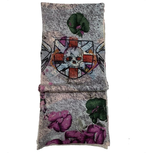 Raw7 Accessories - Raw7 100% Cashmere Scarf Floral Pattern